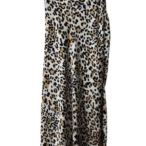 Leopard Print Maxi Skirt